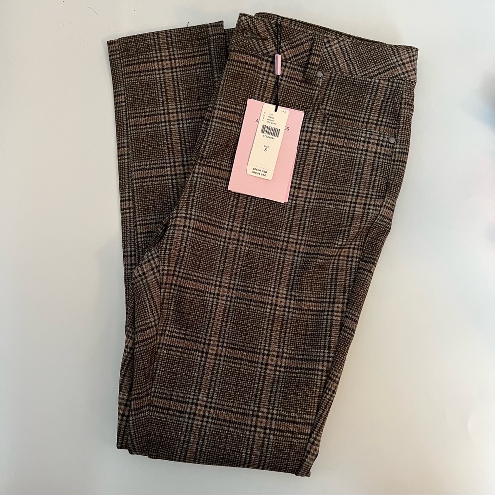 Anthropologie Plaid Pants Size S